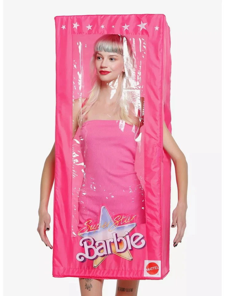 Barbie Adulto Caja Disfraz Muñeca Mattel Juguete Coleccionable Rosa Halloween Juego Clásico Foto 1 de 1