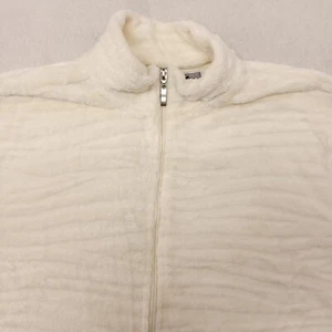 Jason Maxwell Casual Zip Up Long Sleeve Jacket Womens Size XL White - Picture 1 of 10