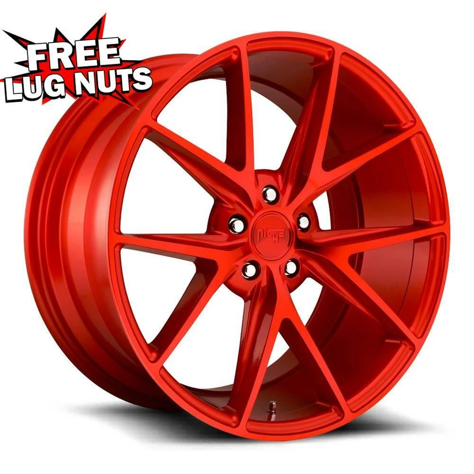 Rueda 20 pulgadas 20x10 NICHO 1 PIEZA M186 MISANO CANDY RED 5x120 +40 Foto 1 de 1