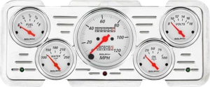40 41 42 43 44 45 46 47 Ford Truck Aluminum Panel w/ Arctic White Gauges - Picture 1 of 4