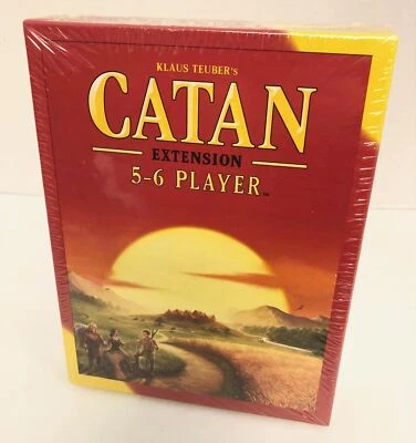 Klaus Teuber CATAN Extension 5-6 Player NEW SEALED! Catan Studio CN3072 - Image 1 of 2