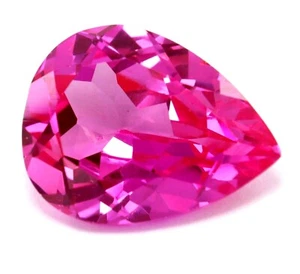 24.80 Ct Natural Pink Mogok Ruby Certified Pear Cut Stunning Loose Gemstone - Picture 1 of 5