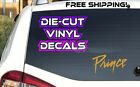 GOLD Prince Vinyl Sticker Decal car truck window fridge, laptop, 80S fan gift