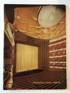 Vintage 1968 Metropolitan Opera Program VERDI SIMON BOCCANEGRA - Picture 1 of 6
