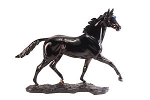 Ruffian LE Sculpture Starlite Originals Kitty Cantrell & C. Boydston Black Horse