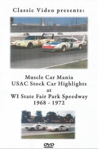 1968-1972 USAC Stock Car Highlights DVD Milwaukee Mile Foyt Unser McCluskey - Picture 1 of 1