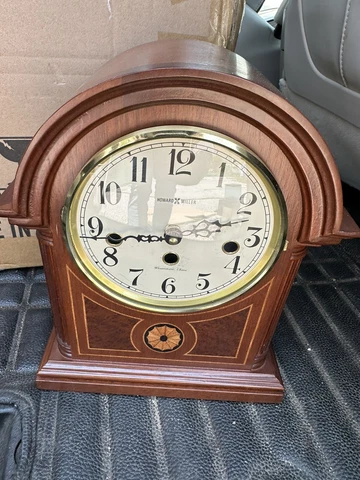 Howard Miller Barrister Mantel Clock With Westminster Chimes Cover