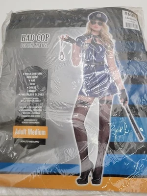 Sexy Disfraz de Policía Bad Cop para Mujer Adulto Med 6-8 Foto 1 de 4