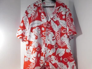 Cincinnati Reds Short Sleeve Giveaway Button Hawaiian Shirt Men's XXXL - Picture 1 of 5