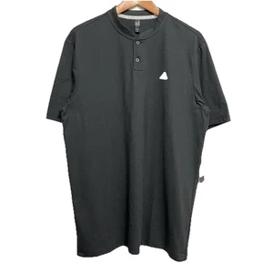 Adidas GO-TO HENLEY POLO uomo taglia L nera nuova con etichetta - Foto 1 di 7