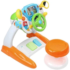 Kids Driving Simulate Ride on Toy Pretend Play Steering Wheel Toy for Toddlers - Picture 1 of 1
