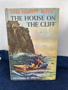 Vtg 1959 HARDY BOYS BOOK #2 House on the Cliff Mystery Franklin W. Dixon HC - Picture 1 of 10