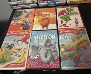 Dr. Suess Animated DVD Lot. Six Movies In One Pack! Good Condition! - Picture 1 of 6