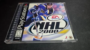 NHL 2000 Hockey EA Sony Playstation 1 PS1 EX+NM estado COMPLETO+tarjeta regular! - Imagen 1 de 5