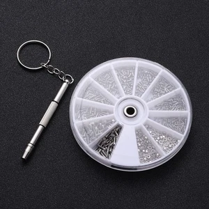 Juego de tornillos de 600 piezas Kit de reparación de vidrio para teléfono Gafas Tornillos Gafas de sol - Imagen 1 de 11