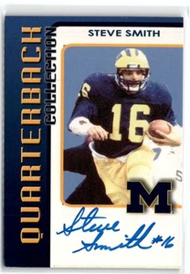 2004 TK LEGACY MICHIGAN WOLVERINES QUARTERBACK COLLECTION STEVE SMITH AUTO /300 - Picture 1 of 2