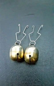 Falconry Exclusive Bells Seamless Acron Bells Pair With Free Spring Clips - Picture 1 of 3