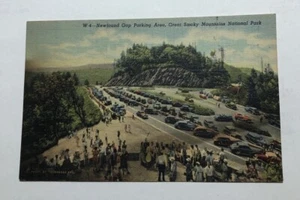 Newfound Gap Parking Area Smokey Mountains National Parking Area. Postcard (D3) - Picture 1 of 2