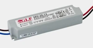 GLP GPV-20-12 24W 12V/2A IP67 LED Power Supply - Picture 1 of 2