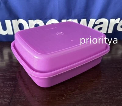 Tupperware Large Season Serve Marinade 1.9L Container in Purple Purlicious New - Image 1 of 4