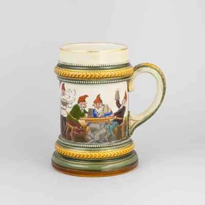 Antique Rörstrand Santa Claus Jug, circa 1900 - 16cm - Unique From Sweden - Picture 1 of 3