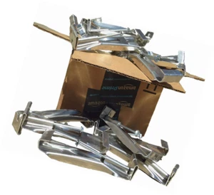 Colgador de canalón de tornillo rápido premium de 5 pulgadas con clip (paquete de 50) 🙂 🙂 - Imagen 1 de 3