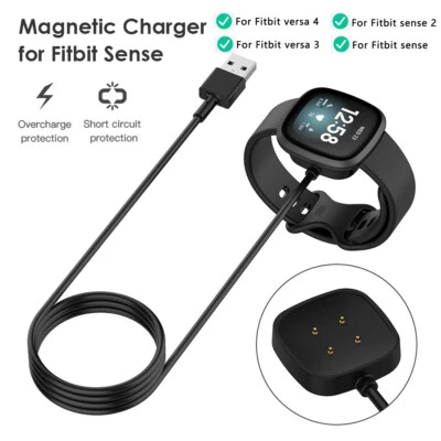 For Fitbit Versa 4/3/Sense/2 series USB Magnetic Charger Charging Cable AU - image 1 of 4