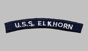 US Navy AOG-7 USS Elkhorn Gasoline Tanker Ship UIM Shoulder Rocker Tab (01-03) - Bild 1 von 1