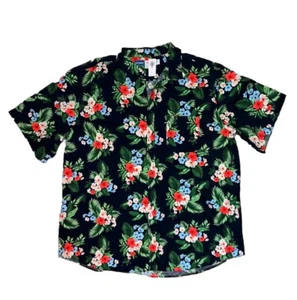 Old Navy Mens Everyday Short-Sleeve Shirt Floral Size XXXL 3XL Tall Hawaiian NEW - Picture 1 of 4