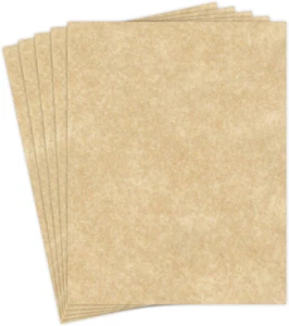 Aged Stationery Parchment Paper – Great for Writing, Certificates, Menus and Wed - Picture 1 of 5