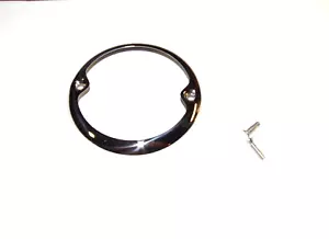 1) 33-36 Ford Car 46-52 Pickup Truck Tail Light Lamp Lens Rim Bezel 1 Trim Ring - Foto 1 di 1