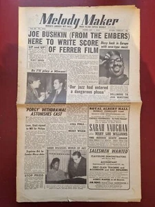 Melody Maker - February 7th 1953 - Music Newspaper Magazine Paper #B14660 - Imagen 1 de 1