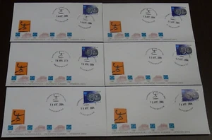 Greece 2004 table handball Sport Dates SET 15 Covers - Picture 1 of 3