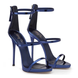 Decolté donna tacco spillo 12cm aperta davanti modello elegante numero 34 a 46 - Foto 1 di 19