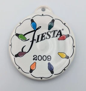 Rare 2009 Fiesta String of Lights Christmas Ornament Bon Ton Homer Laughlin - Picture 1 of 3