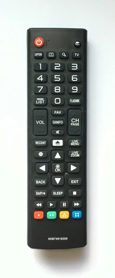 New AKB74915305 Remote Control for LG TV's 43UH6030 43UH6100 43UH6500 49UH6030