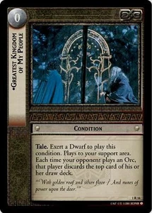 LoTR TCG FoTR Fellowship Of The Ring Greatest Kingdom of My People 1R16 - Picture 1 of 1