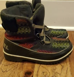 Sorel Tivoli II mehrfarbiger Damenstiefel mit Aztekenmuster Größe 7,5 - Bild 1 von 6