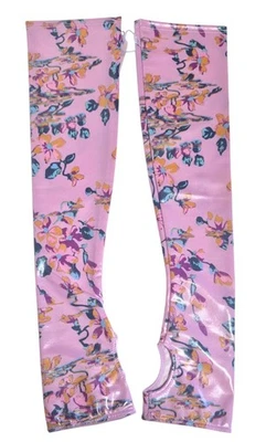 Savage X Fenty Arm Candy Fingerless Vinyl Gloves Size XS-XL Flower Burst NWT - Image 1 of 4