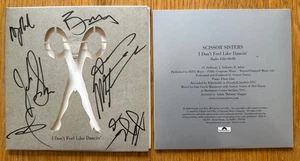 SCISSOR SISTERS - I DON'T FEEL LIKE DANCING FULLY SIGNED BY THE BAND CD - Picture 1 of 2