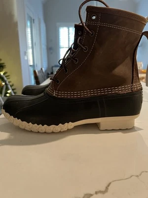 "Botas LL Bean 8"" nuevas con etiqueta para hombre talla 9 forradas en piel de oveja" Foto 1 de 4