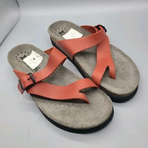 Mephisto Women's Helen Toe Loop Sandals In Coral Size 11 US / 41 France $159 New - Picture 1 of 10