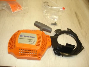 Husqvarna 440 x-torq Baujahr 2013 Rückstoß ANZEIGE LESEN Motorsäge Teilbehälter 627 - Bild 1 von 4