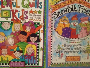 Lot 2 Vintage KP Kids Quilting Books Kids Quilt Patterns Quilt Pattern Books - Picture 1 of 15