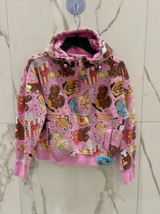 Usado en Excelente Condición Disney Eats Collection Rosa Media Cremallera Sudadera con Capucha Adulto Pequeño Mickey - Imagen 1 de 8