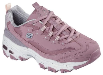 Zapatillas deportivas SKECHERS para mujer cómodas y ligeras Athleisure D'Lites en malva Foto 1 de 4
