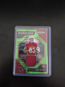 2024 Panini Prizm - Rookie Gear Trey Benson #RG-TBN Neon Green Pulsar Prizm - Bild 1 von 2