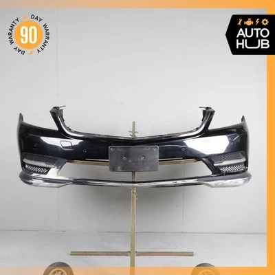 Черная оригинальная спортивная крышка переднего бампера в сборе для Mercedes W216 CL550 CL600 AMG 11–14 годов выпуска - Изображение 1 из 4