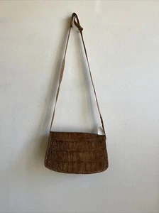 Monedero de piel de cocodrilo africano del Nilo vintage 1980 - Imagen 1 de 4