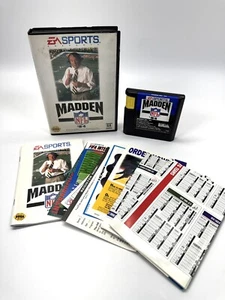 Madden 94 Sega Genesis EA Sports Complete w/ Box, Manual, Charts, Poster - Picture 1 of 2